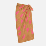 KR Sarong, Ikat Heart-Lark-Palm Pink-Kerri Rosenthal