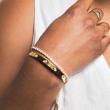 Waterproof Corrine Bangle, Gold-Nikki Smith Designs