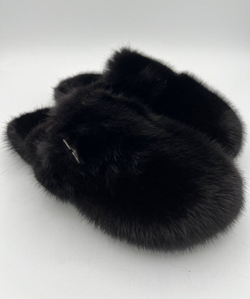 Mink Clogs, Black-Linda Richards