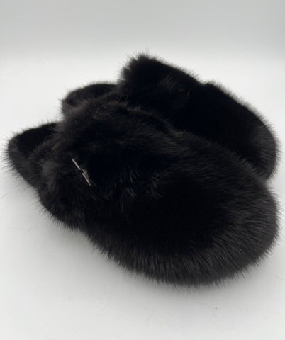 Mink Clogs, Black-Linda Richards