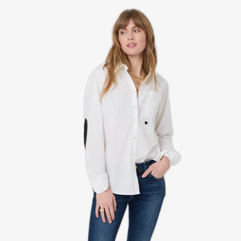 Mia Shirt, White-Kerri Rosenthal