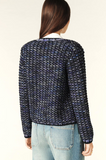 ba&sh Beloni, Short Knit Cardigan, Blue-ba&sh