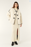 ba&sh Maury Coat, Off White-ba&sh