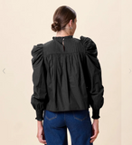 Cleobella Irina Blouse, Black-Cleobella