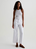 AG Saige Wide Leg Crop, Gallery White-AG