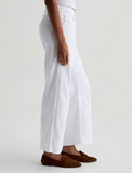 AG Saige Wide Leg Crop, Gallery White-AG