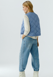 Reversible vest, Light Blue Green-oui