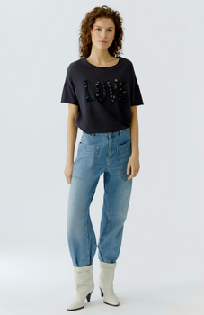 oui LOVE Tee, Washed Black-oui