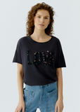 oui LOVE Tee, Washed Black-oui