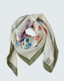 Carré Botany Shawl Scarf, Rose Blue-oui