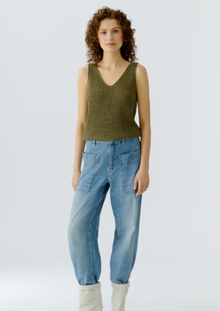 Knit Tank, Green Garden-oui