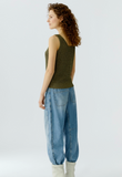 Knit Tank, Green Garden-oui