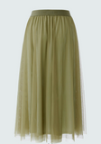 Tulle Skirt, Khaki Green