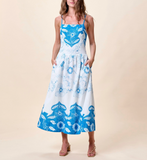 Renee Ankle Dress, Celestia Print-Cleobella