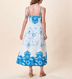 Renee Ankle Dress, Celestia Print-Cleobella