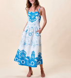 Renee Ankle Dress, Celestia Print-Cleobella