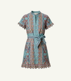 Marni Mini Dress, Bleura Print-Cleobella