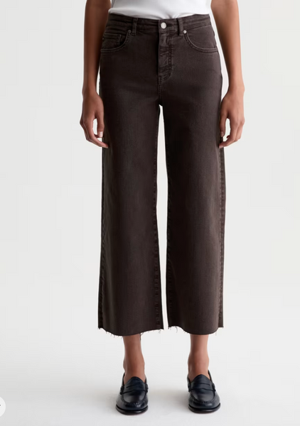 AG Saige Wide Leg Crop, Sulfur Burnt Umber-AG