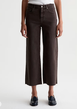 AG Saige Wide Leg Crop, Sulfur Burnt Umber-AG