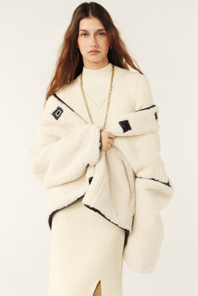 ba&sh Maury Coat, Off White-ba&sh