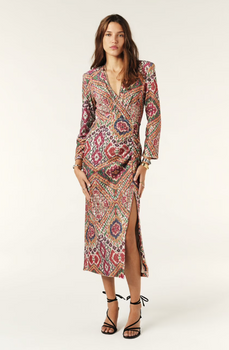 ba&sh Tatiana Dress, Ocre-ba&sh