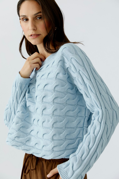 Sirah Sweater, Celestial Blue-oui