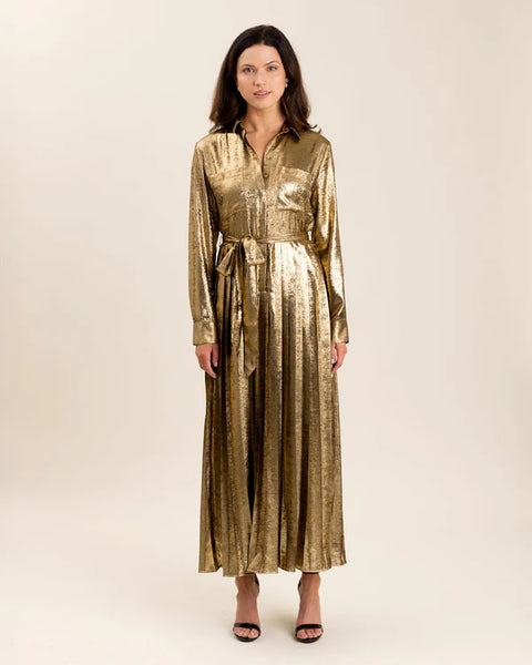 S'EDGE Adair Dress, Bronze-S'EDGE