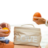 HL Cosmetic Case, LOVE Beige-Hi Love