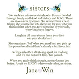 JW Petite Embellished Coin Necklace, SISTERS-Jane Win