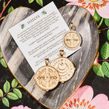 Jane Win SISTERS Forever Original Pendant Coin Necklace-Jane Win