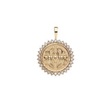 JW Petite Embellished Coin Necklace, SISTERS-Jane Win