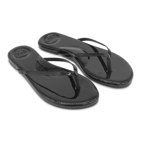 Indie Patent Onyx Sandal-Solei Sea