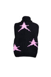 GOGO Lynnie Stardust Vest, Jet/Bubble Gum-GOGO Sweaters