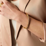 JV Stardust Hinge Bangle, CZ-Julie Vos