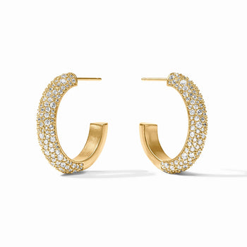 JV Stardust Large Hoop Earring, CZ-Julie Vos