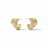 JV Stardust Triple Hoop Earring, CZ-Julie Vos