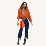 KR Suke Imperfect Heart Tee, Army Green-Tomato-Kerri Rosenthal