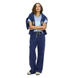 KR Suke Imperfect Heart Tee, Denim-Mid Blue-Kerri Rosenthal