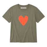 KR Suke Imperfect Heart Tee, Army Green-Tomato-Kerri Rosenthal
