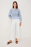 Tabi Top, Oxford Stripe-Rails