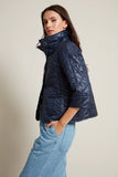 AD Tenley Quilted Jacket, Navy-Adroit Atelier
