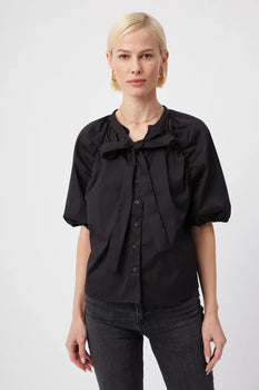 The Shirt Antoinette Shirt, Black-The Shirt - Rochelle Behrens