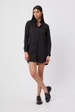 The Shirt WFH Dress, Black-The Shirt - Rochelle Behrens