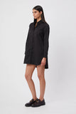 The Shirt WFH Dress, Black-The Shirt - Rochelle Behrens