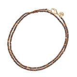 JW DBL Wrap Bead Necklace, Tiger's Eye-Jane Win