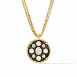 Julie Vos Tribeca Statement Necklace, Black/ Pearl-Julie Vos