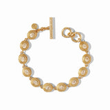 Julie Vos Tudor Tennis Bracelet, Gold-CZ-Julie Vos