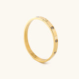 Waterproof Corrine Bangle, Gold-Nikki Smith Designs