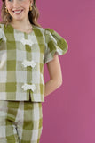 Isabella Top, Gingham-Emily McCarthy
