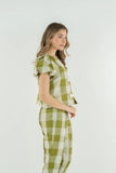 Isabella Top, Gingham-Emily McCarthy